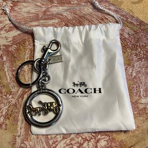 Coach horse and carriage keychain with gift bag